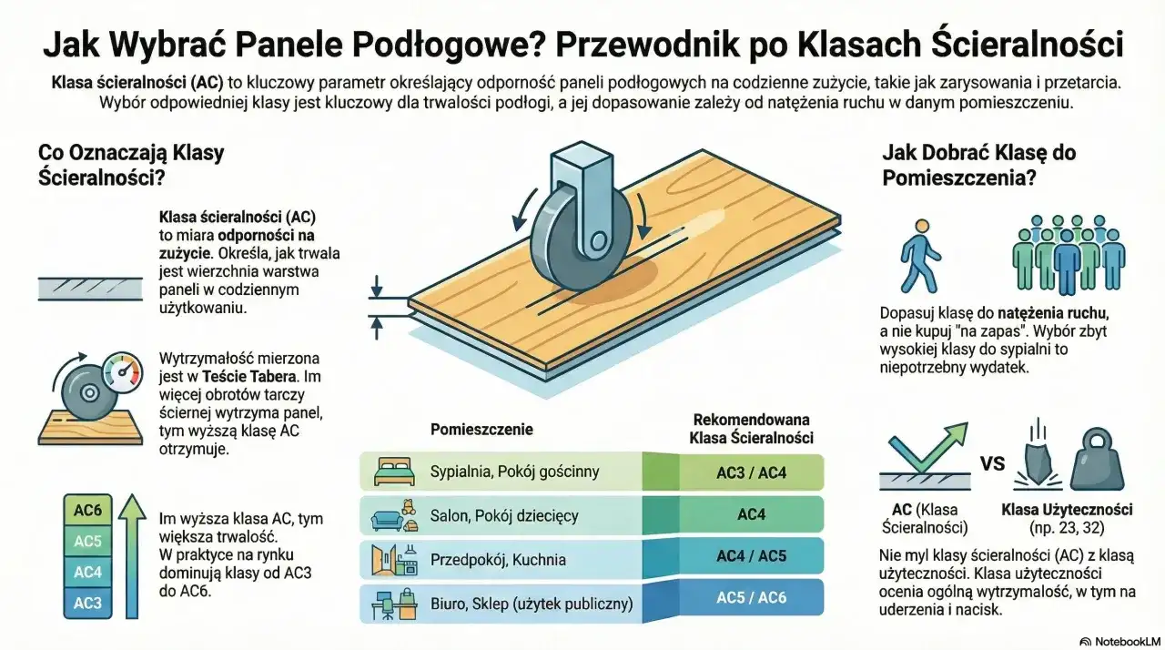 Klasa ścieralności paneli AC - Jak wybrać i nie przepłacić?